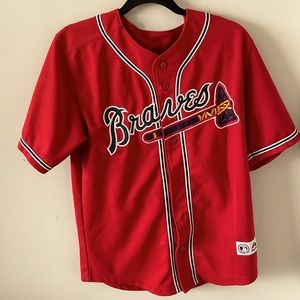 MLB World champion Vintage Atlanta Braves Jeff Franceour #7 Jersey